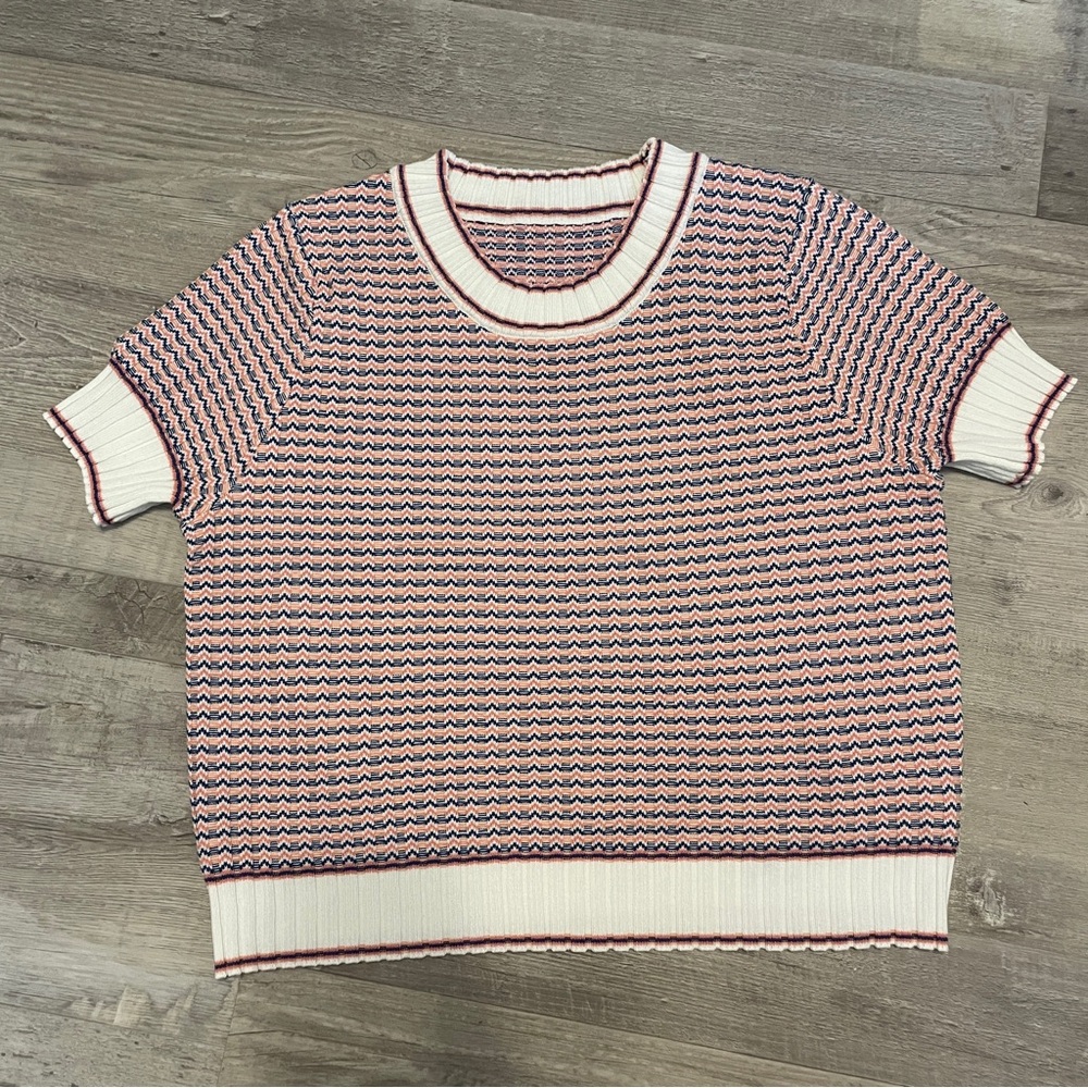 Multicolor Striped Knit Top